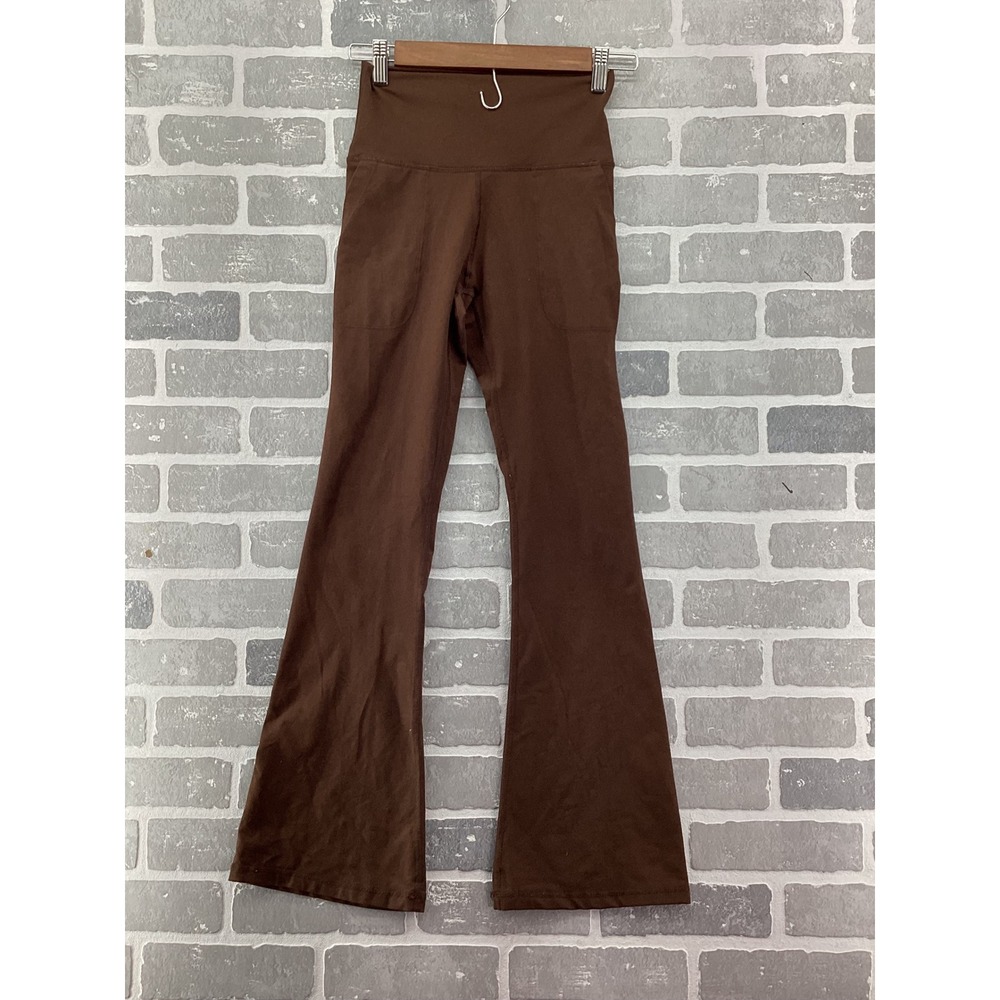 OFFLINE by Aerie The Hugger Bootcut Leggings Brown High Rise Yoga Pants Small P